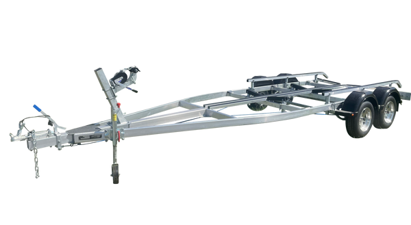 6M Aluminum Tandem Poly Skid Boat Trailer