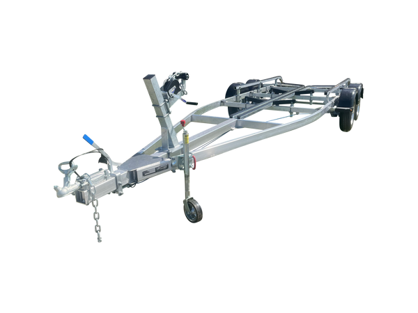6M Aluminum Tandem Poly Skid Boat Trailer